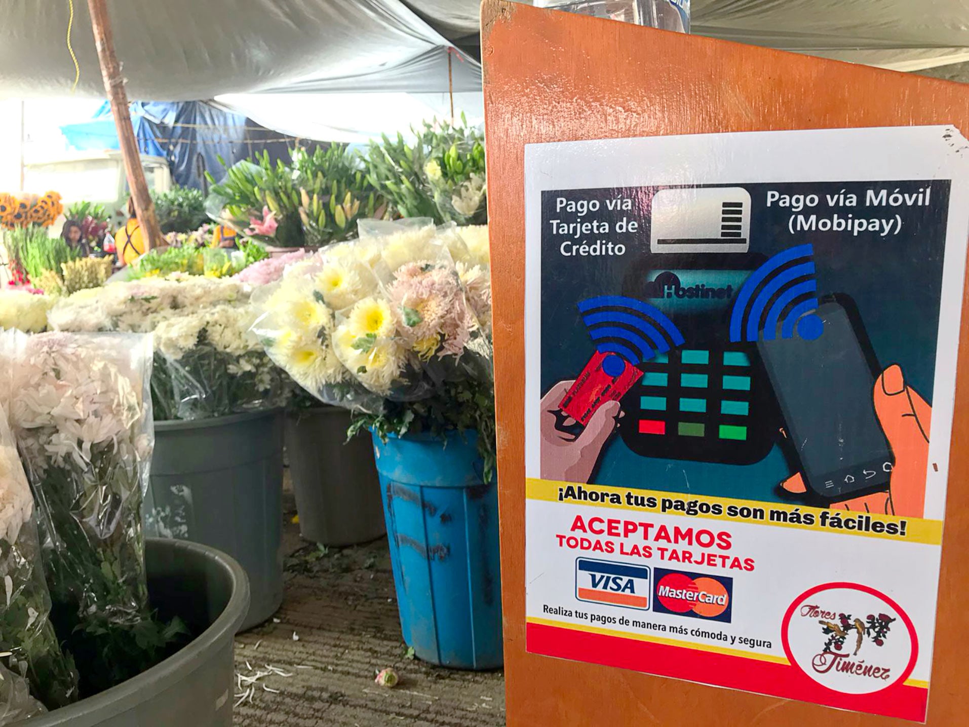 Los nuevos métodos de pago les han ayudado a mejorar sus ventas.