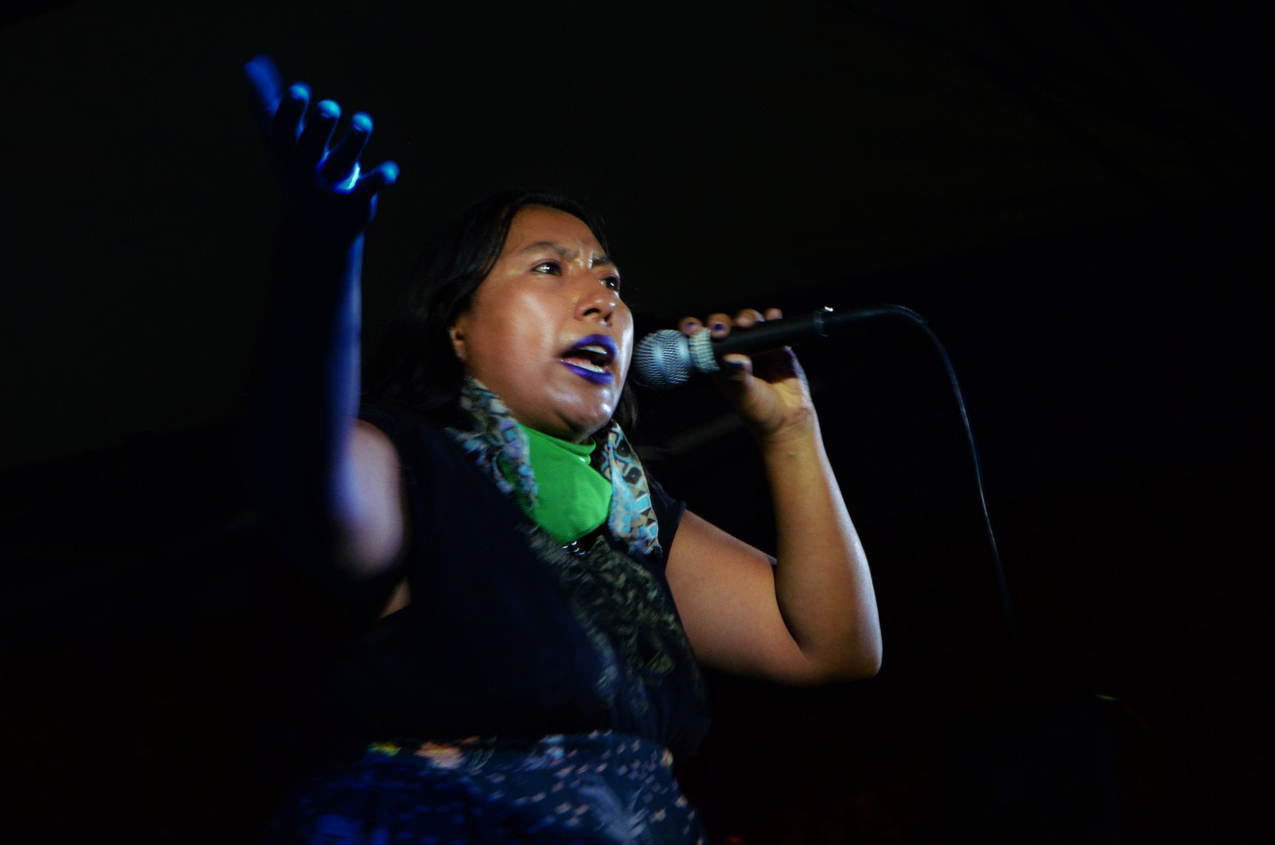 Mare Advertencia Lirika, durante uno de sus conciertos. Gustavo Ramos