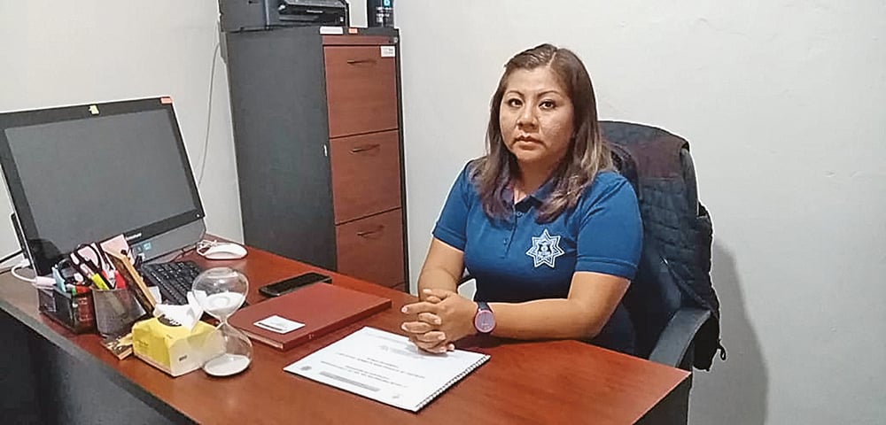 LLuvanitzy Santaella Molina, Jefa de la Unidad de Prevención del Delito y Participación Ciudadana.