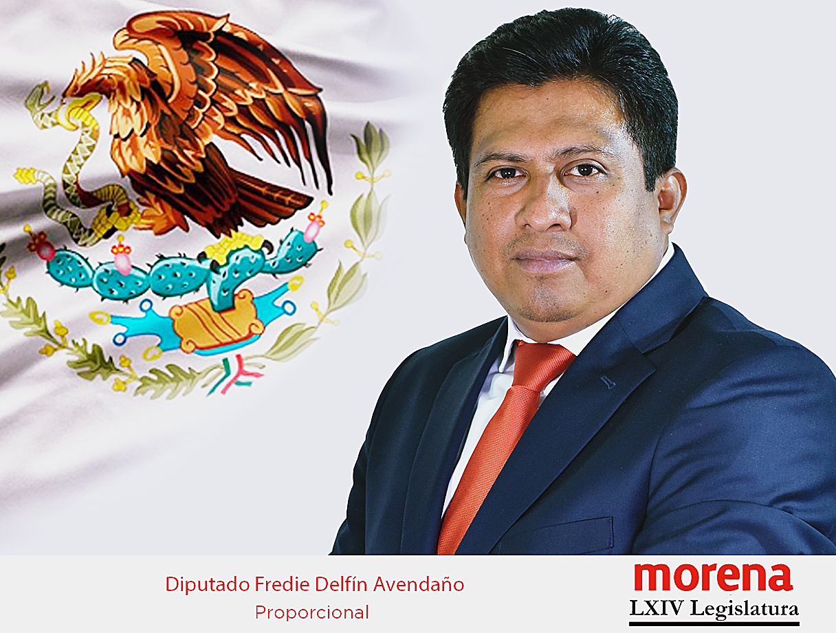 Fredie Delfín Avendaño fue nombrado presidente de la Jucopo de la 64 Legislatura. Cortesía