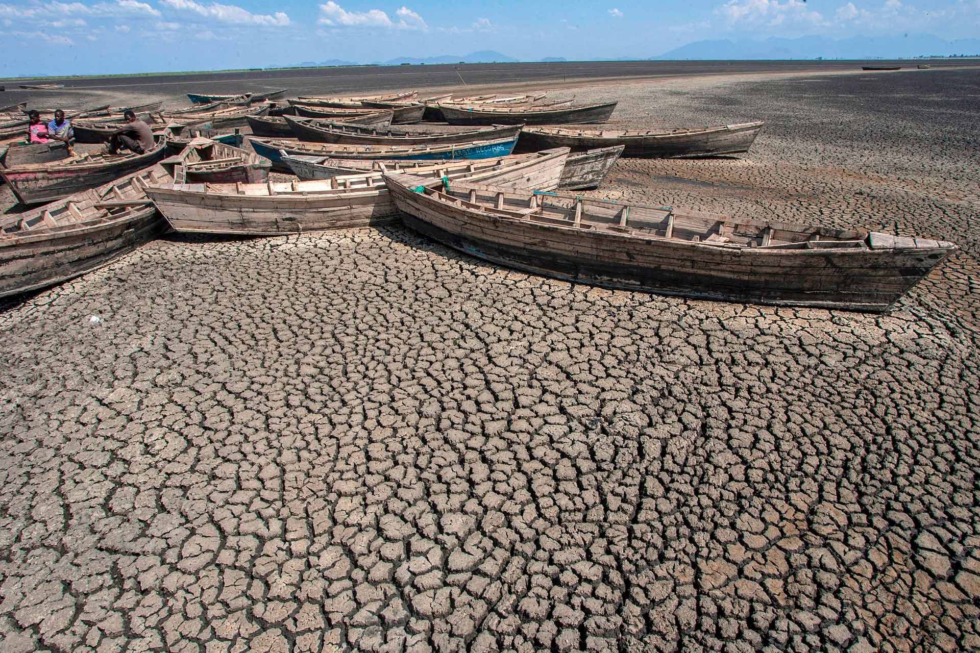 Las altas temperaturas sigue secando lagos, ríos y mares.