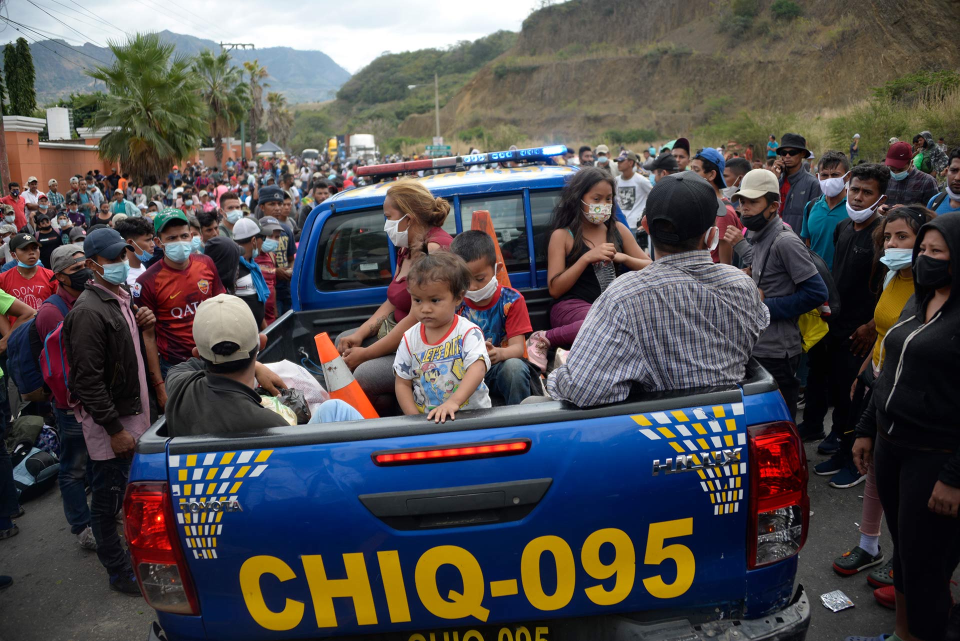 Entre los migrantes que acudieron de forma voluntaria a centros de salud en la zona, el Ministerio de Salud guatemalteco detectó 21 casos de COVID-19.
