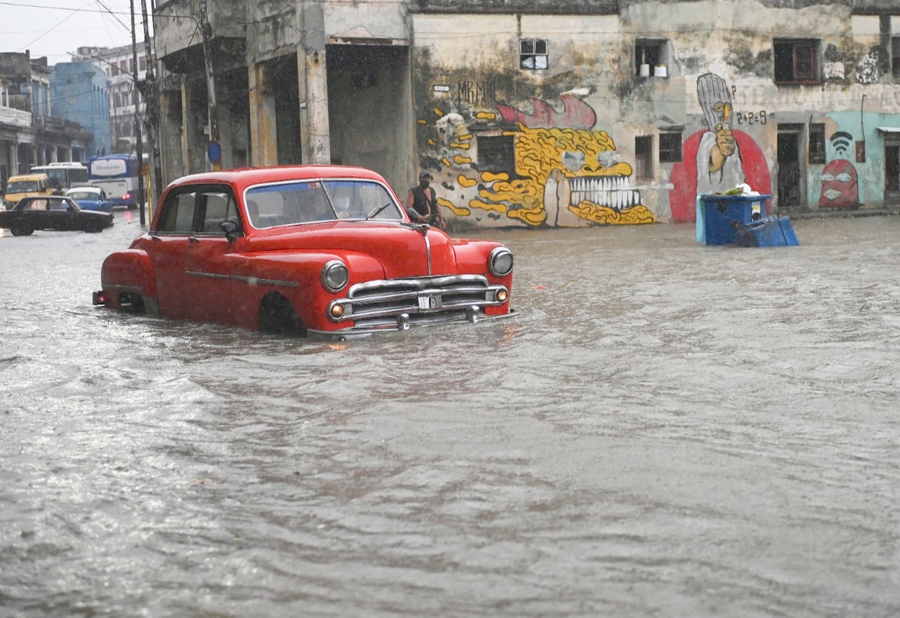 En Cuba, los estragos provocados por las precipitaciones fueron menores a los que se esperaban.