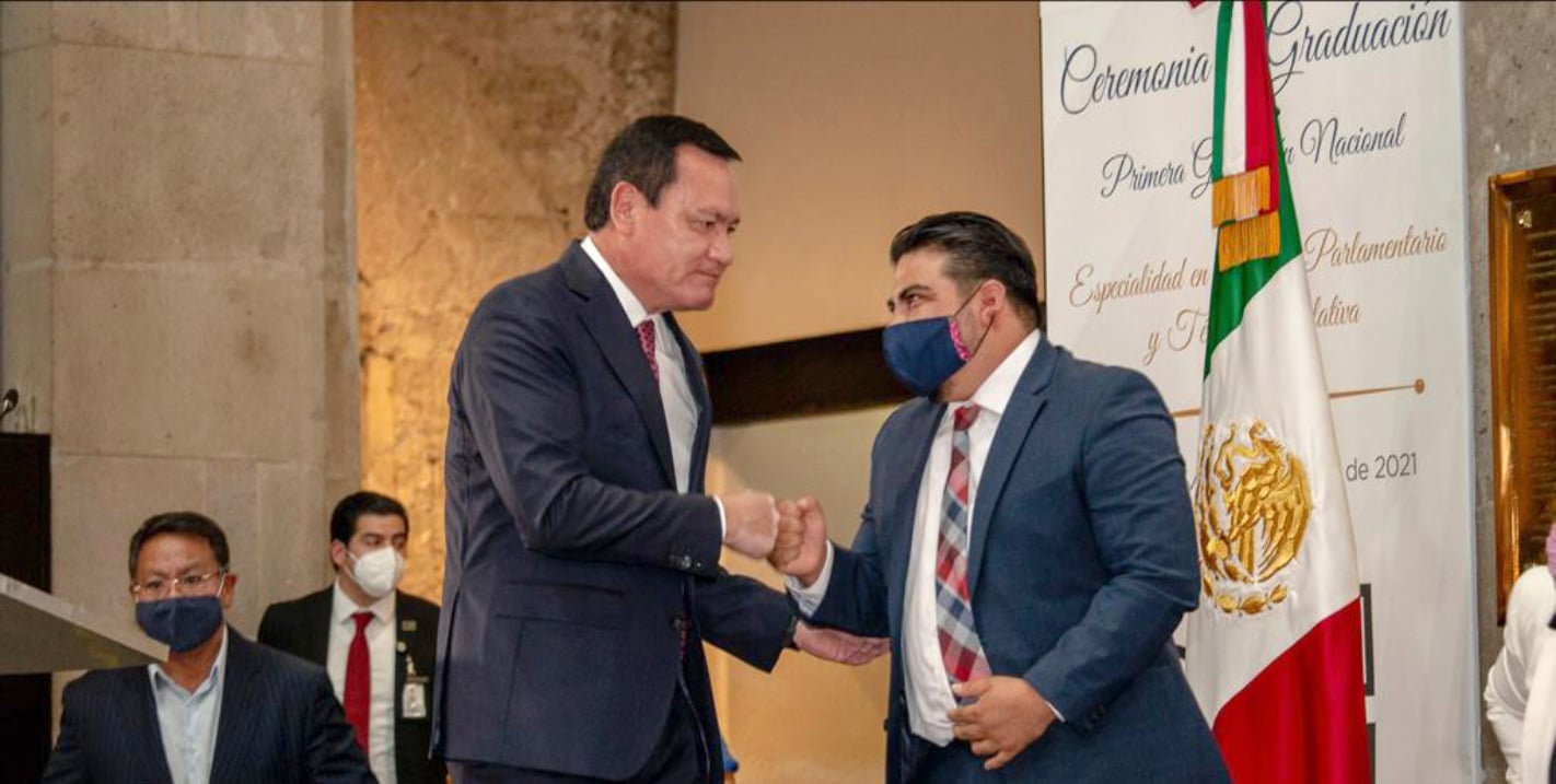 El rector de la BUO, David Zabdiel Martínez Pérez celebró estrechar lazos con el Senado de la República.