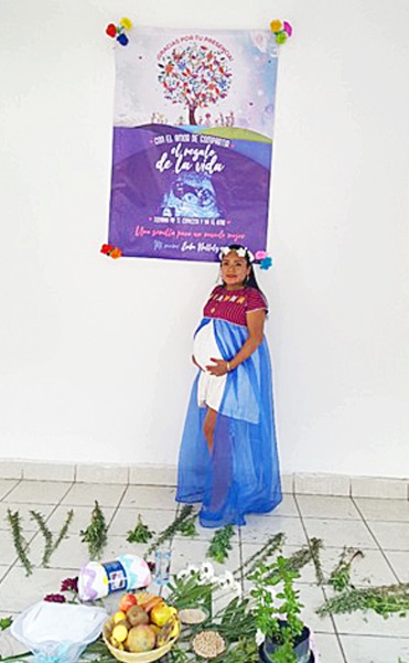 Para Erika es importante preservar las tradiciones mexicanas y que su hijo nazca con ellas. Cortesía