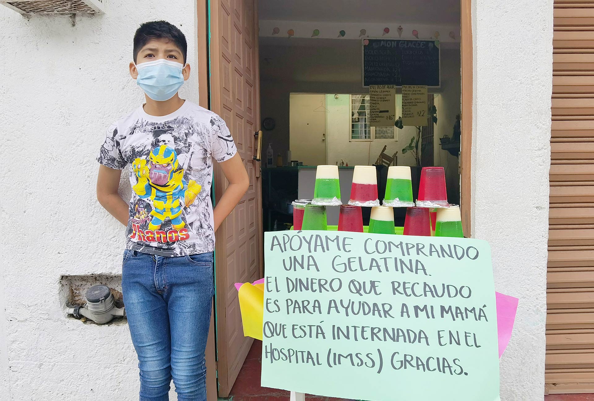 Luis Ángel Santiago enfrenta con valentía esta difícil etapa de su vida.