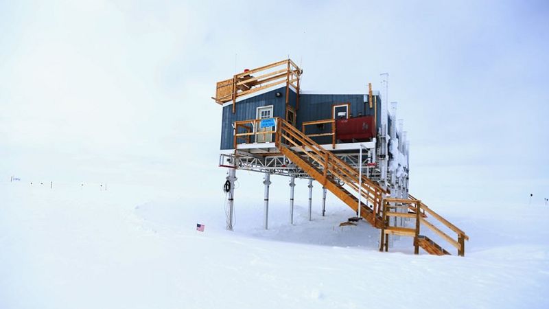 La estación de la Cumbre de Groenlandia. Getty Images