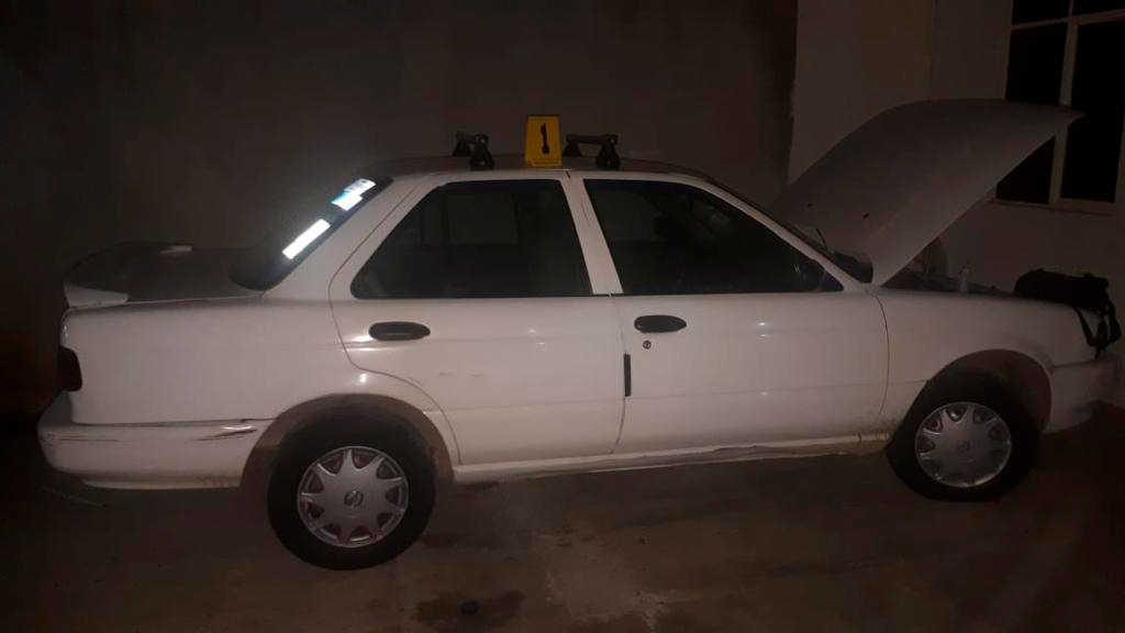 El automóvil que fue recuperado.