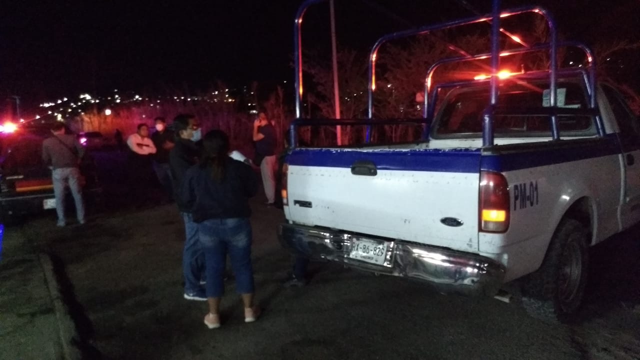 Policías acordonaron el lugar.