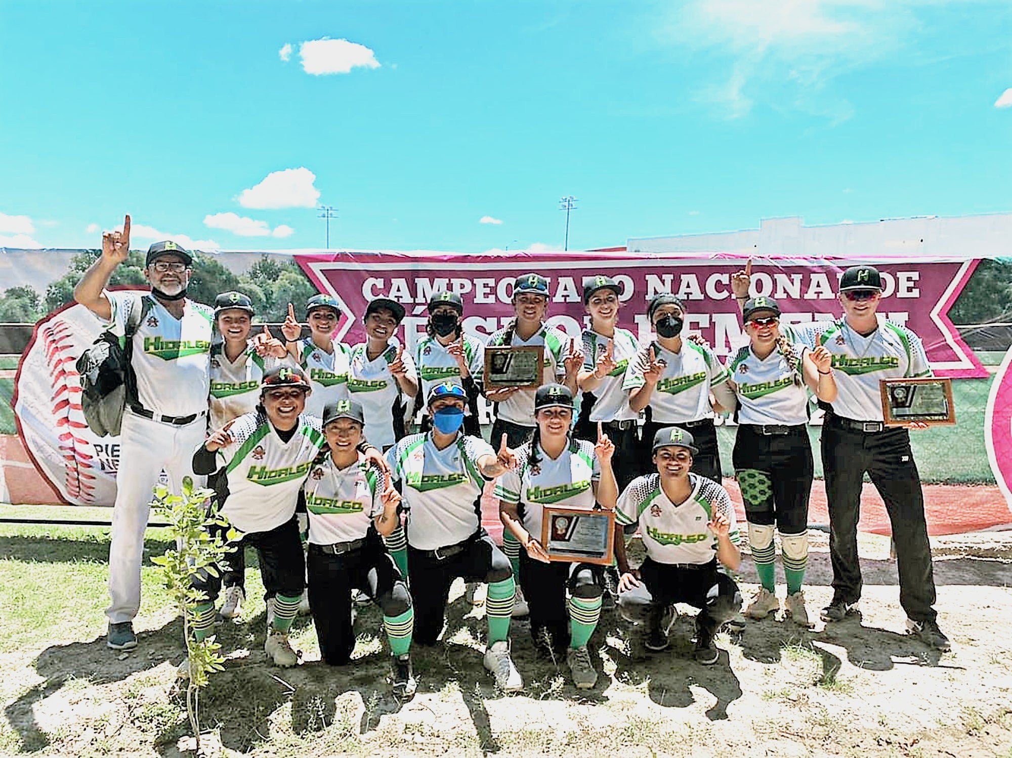 Hidalgo se erigió campeón del nacional de beisbol femenil