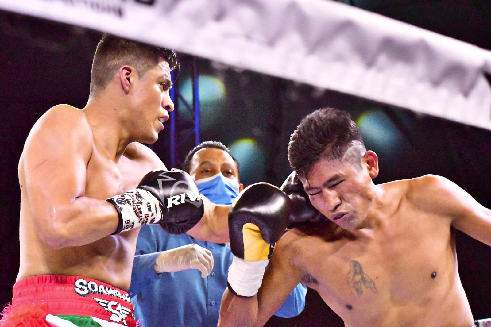 Bryan “Rata” Flores sumó su décimo octava victoria como boxeador profesional.