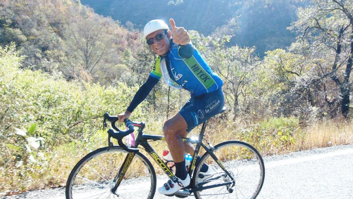 El ciclista César Mayoral uno de los favoritos para enfundarse en un suèter de campeón estatal.