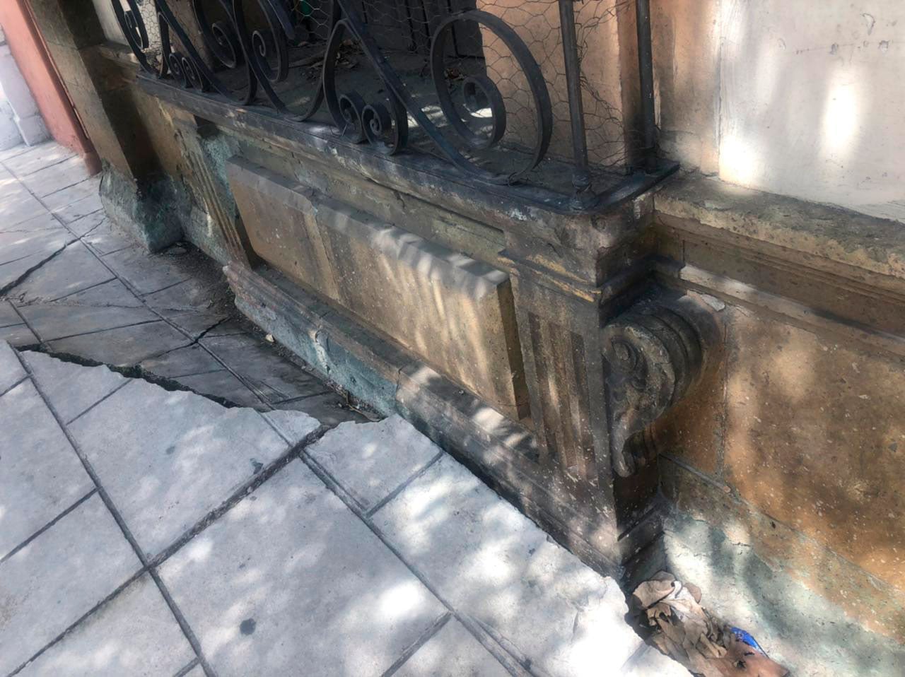 Se puede observar las afectaciones a esta casa habitación.