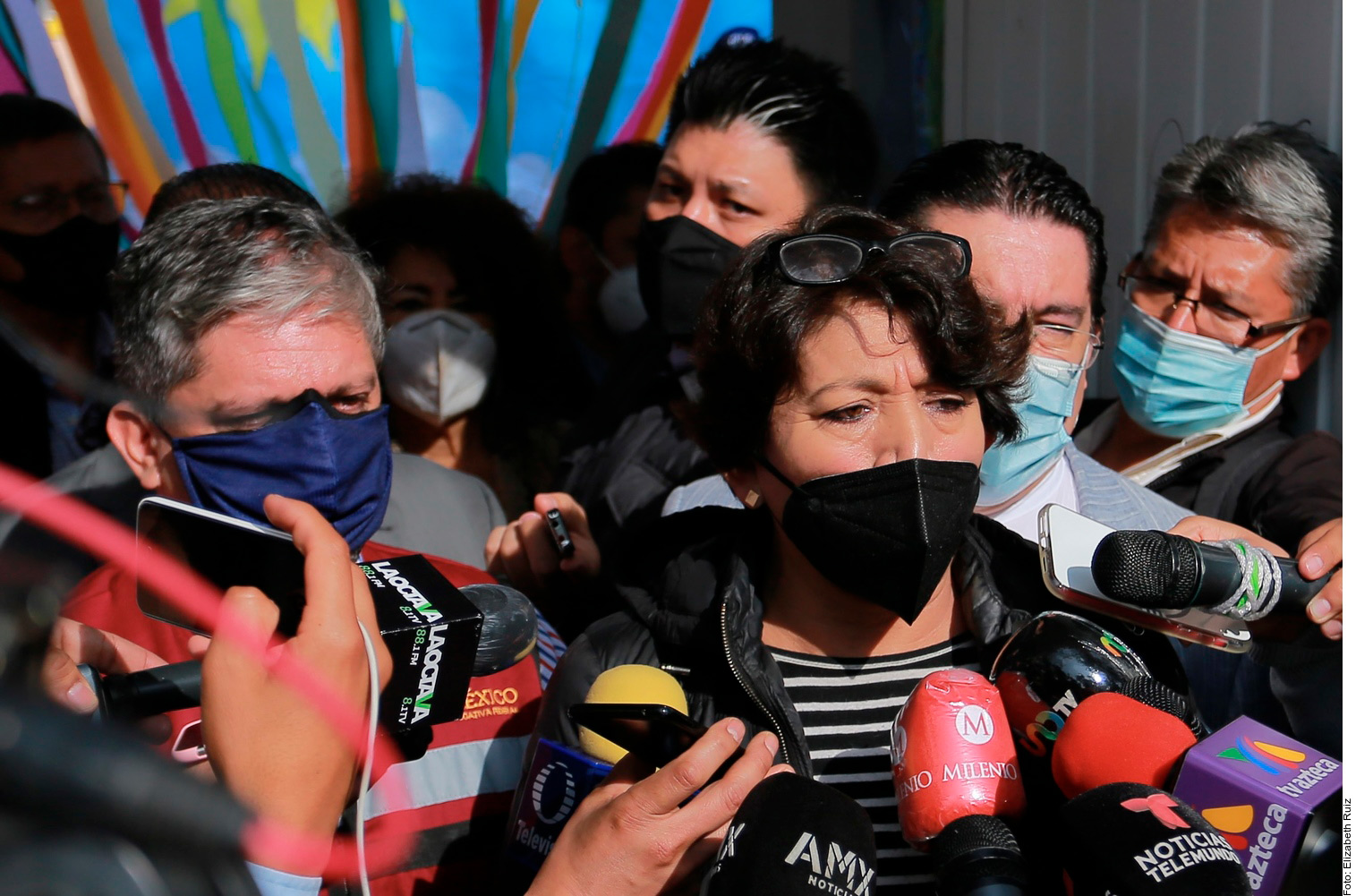 La secretaria Delfina Gómez abundó que las bajas se han reportado principalmente en escuelas privadas. Agencia Reforma