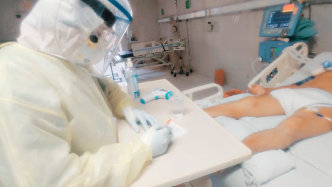 Los contagios por COVID 19 se siguen presentando en el hospital.