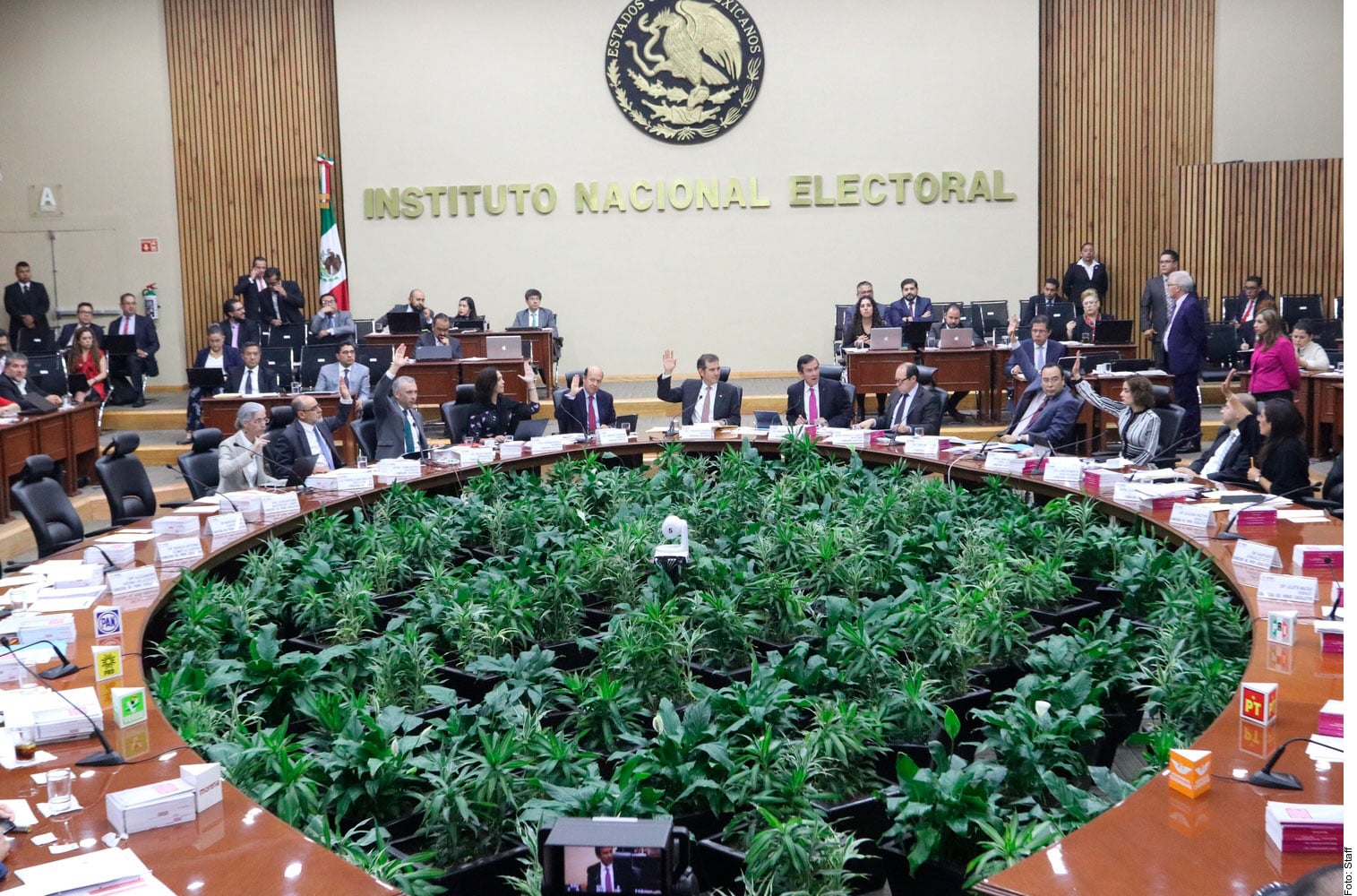 El INE dictó algunas normas sanitarias para el proceso electoral. Agencia Reforma