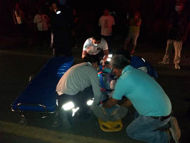 El accidente se registró en el bulevar Tierra del Sol.