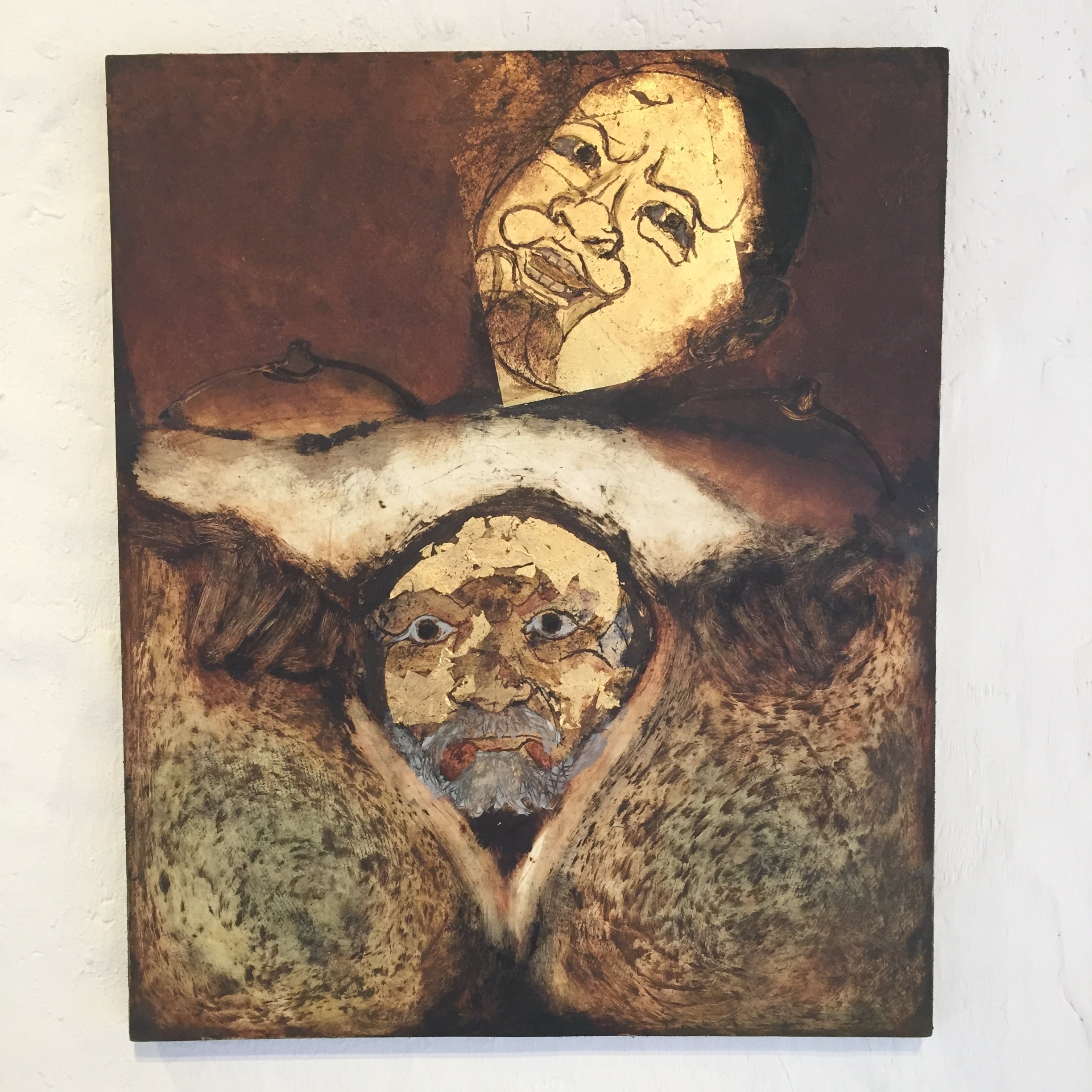 La exposición de autorretratos la exhibió en el IAGO en el año 2017. Carina Pérez García