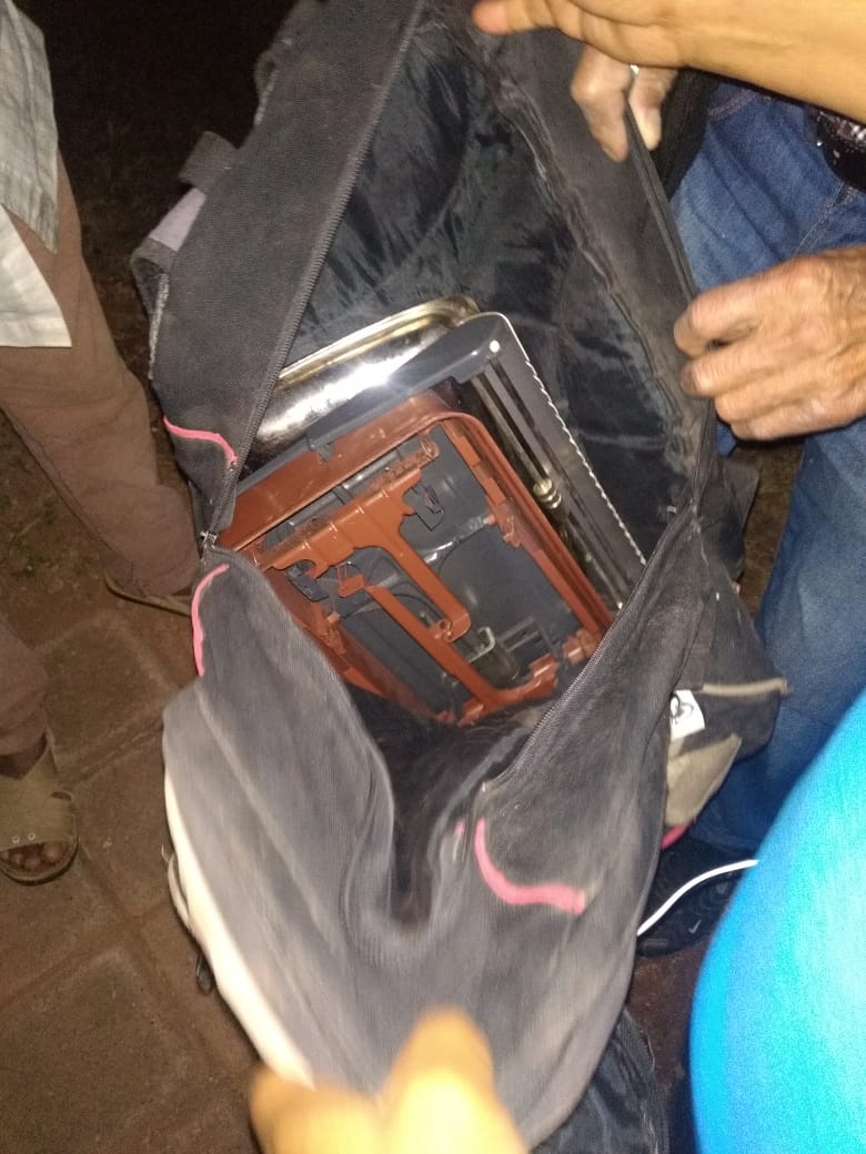 Este sujeto fue detenido luego de cometer un atraco.
