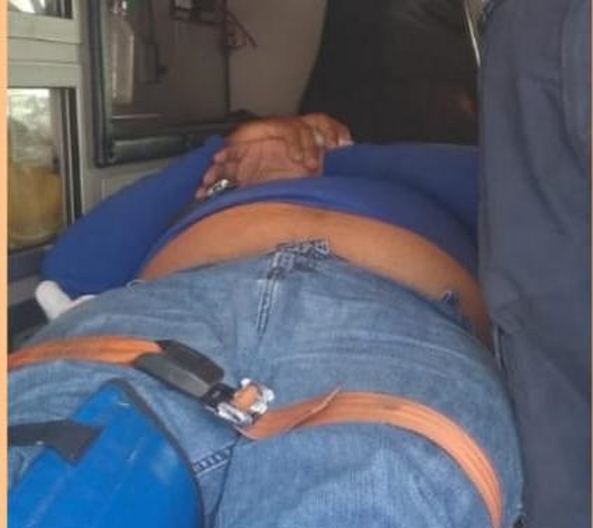 Mario resultó lesionado.
