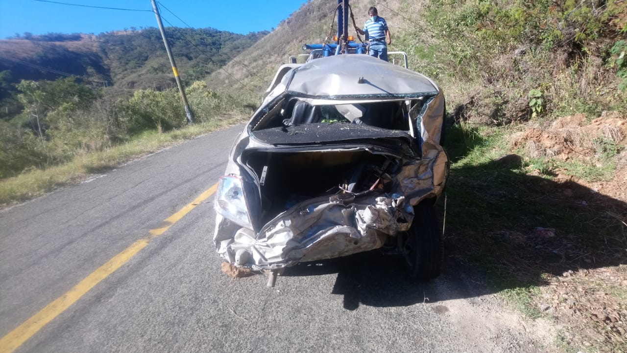 El vehículo sufrió pérdida total.