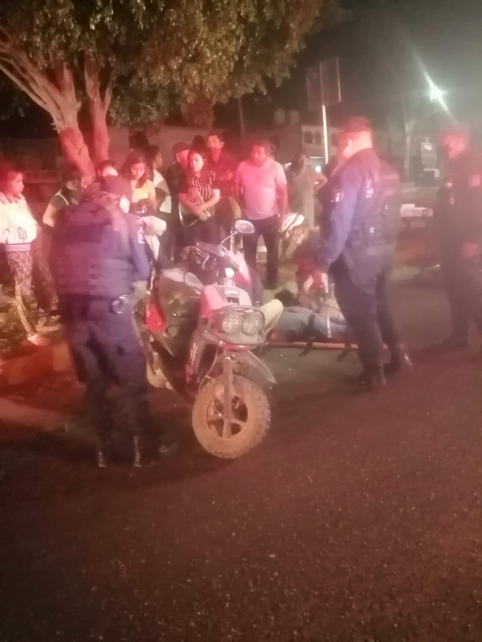 Susana fue canalizada al hospital civil para recibir asistencia médica.