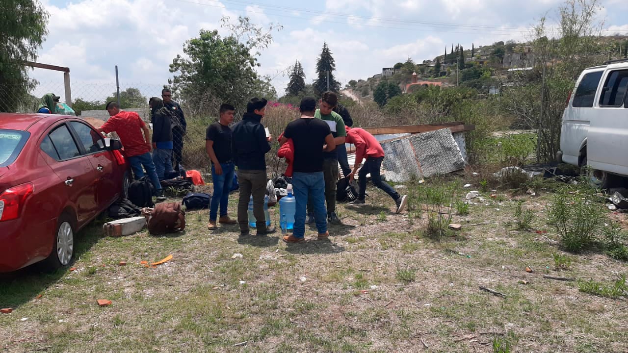Las personas se encontraban en el basurero de la comunidad.
