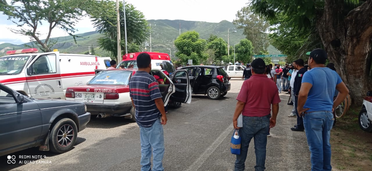 El accidente ocurrió en la entrada a Tlalixtac de Cabrera.