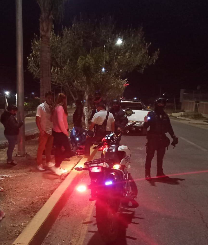 El accidente ocurrió en la carretera federal, frente a la colonia San José de la Villa de Etla.