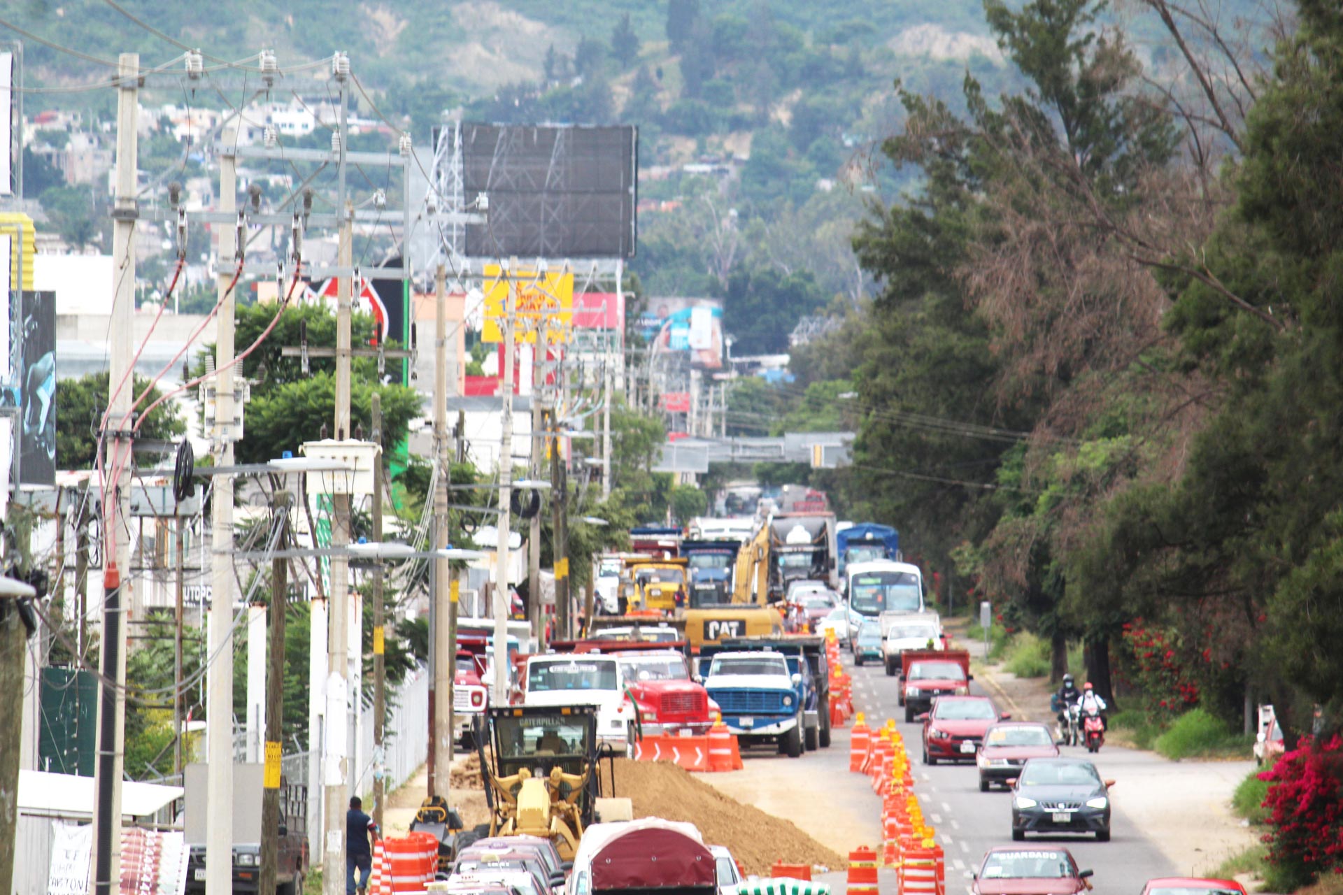 Las obras ya han comenzado en inmediaciones de Símbolos Patrios.
