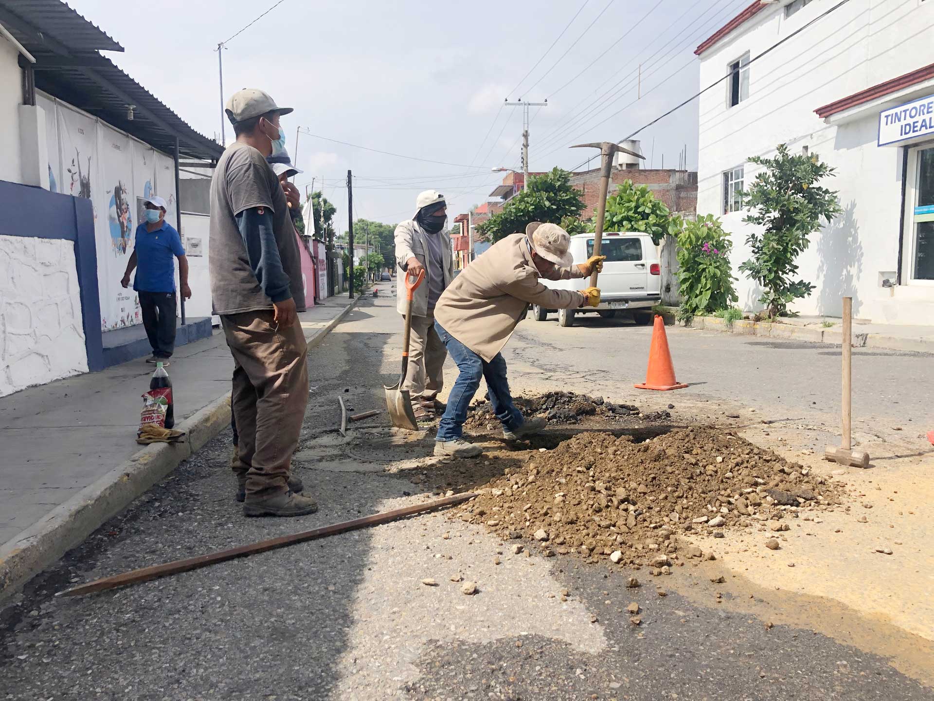 SAPAO comenzó los trabajos este martes.
