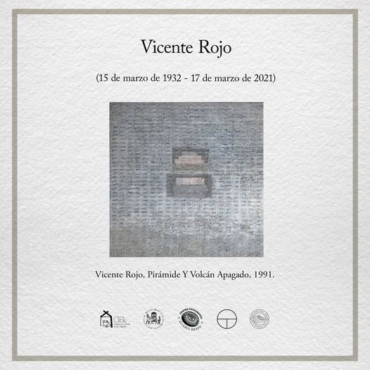 “Pirámide y Volcán Apagado”, Vicente Rojo, 1991, de la Colección Toledo