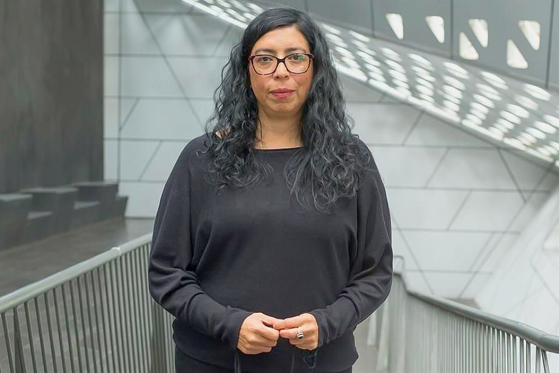 La directora de nacionalidad mexicana y salvadoreña, Tatiana Huezo.