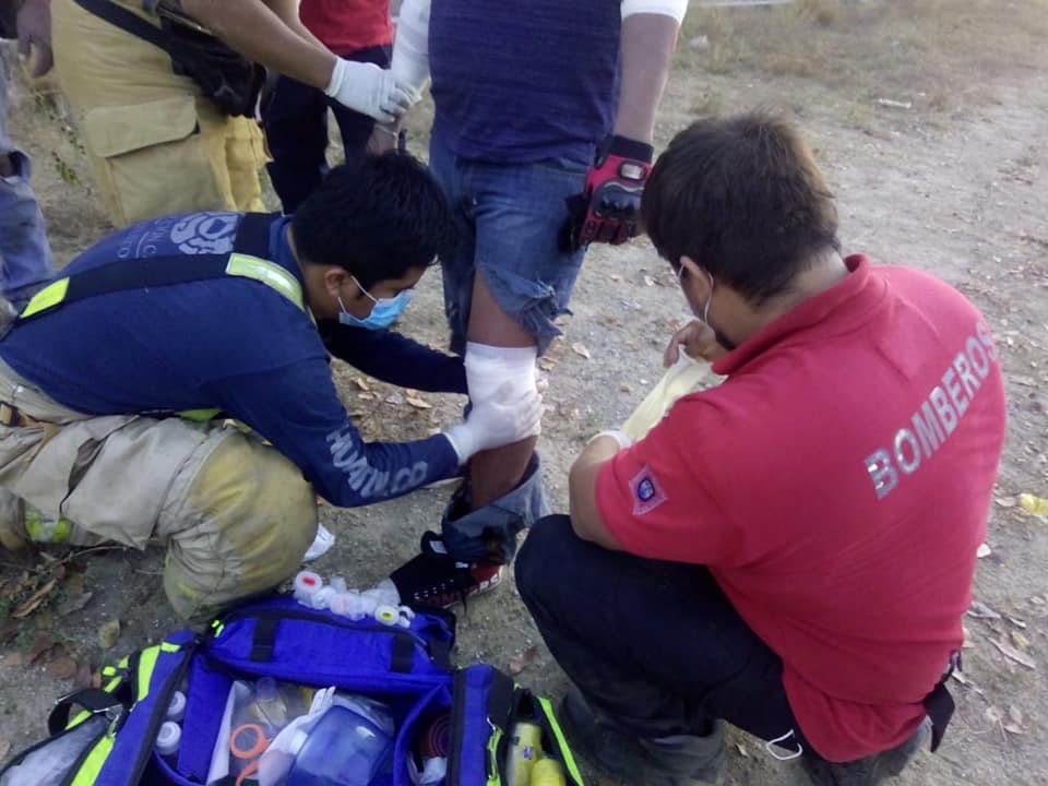 Los lesionados dijeron ser vecinos de Los Ciruelos, San Pedro Pochutla.