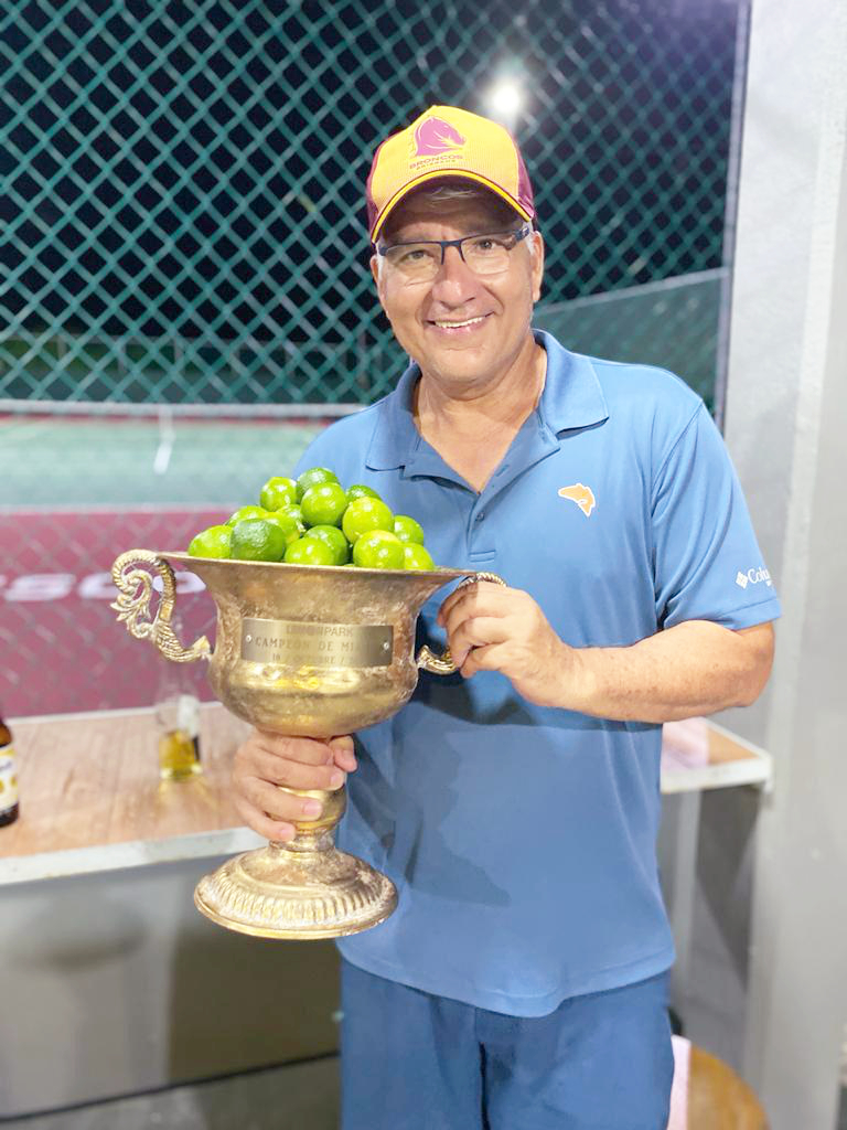 Manolo Ibarra, organizador y patrocinador del certamen.