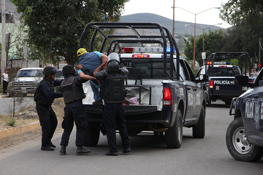 Un detenido por violencia familiar. Mario Jiménez Leyva