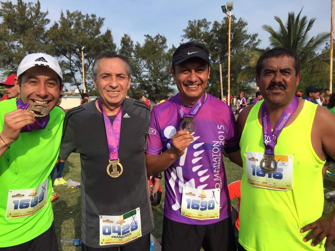Edwin López, Francisco Álvarez, Gerardo Ruiz y Pánfilo Caballero, hace seis ediciones.