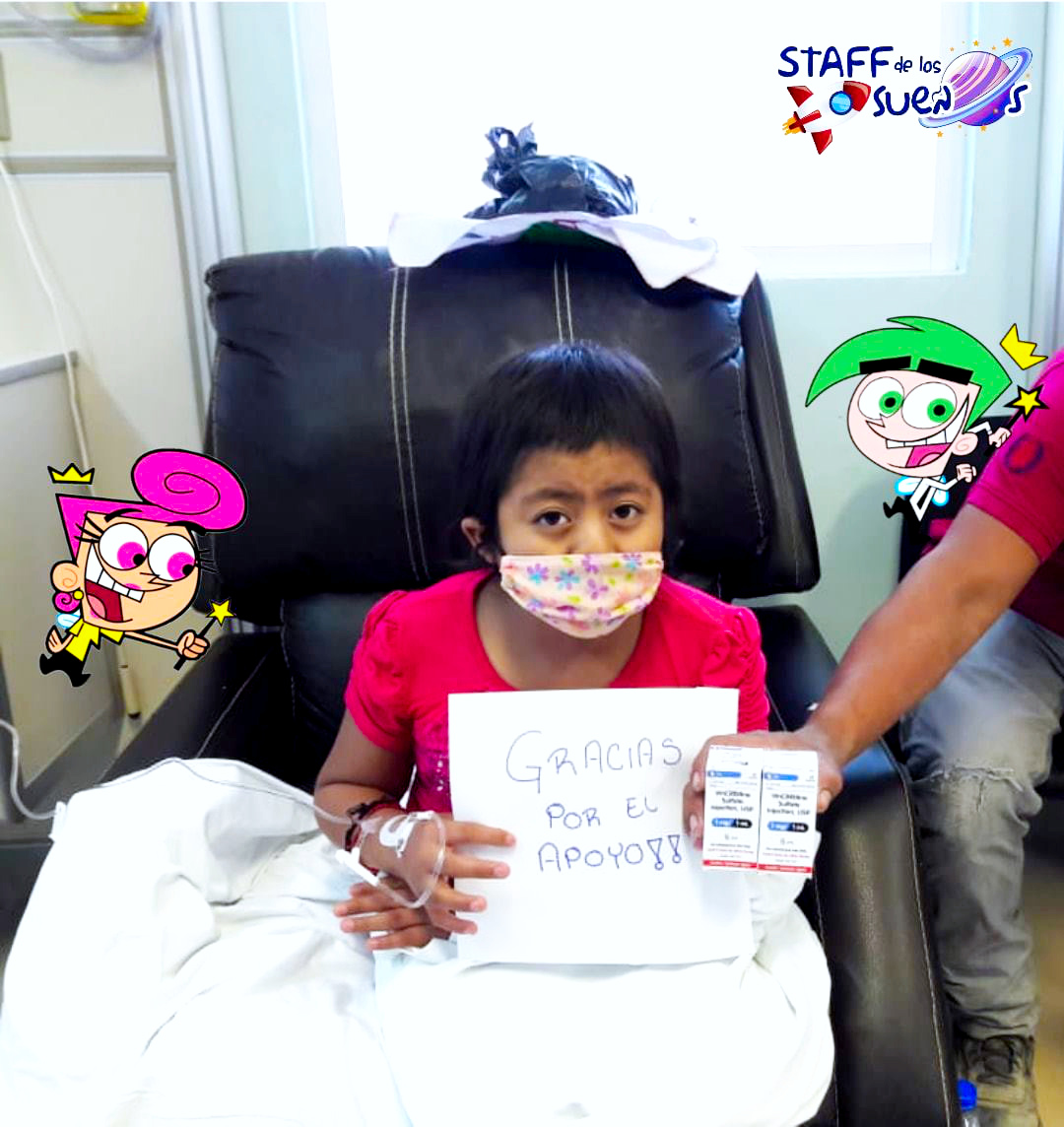 Lili continúa en su lucha contra el cáncer, gracias a los Padrinos Mágicos.