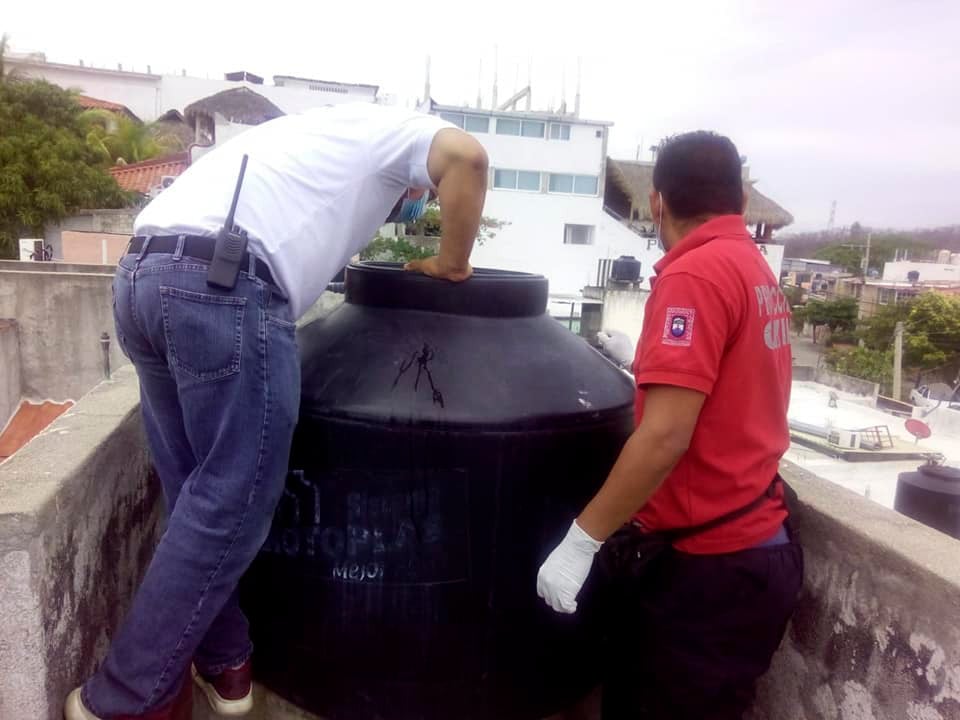El objeto extraño fue asegurado dentro de un tinaco en la colonia De los Maestros, de Santa María Huatulco.