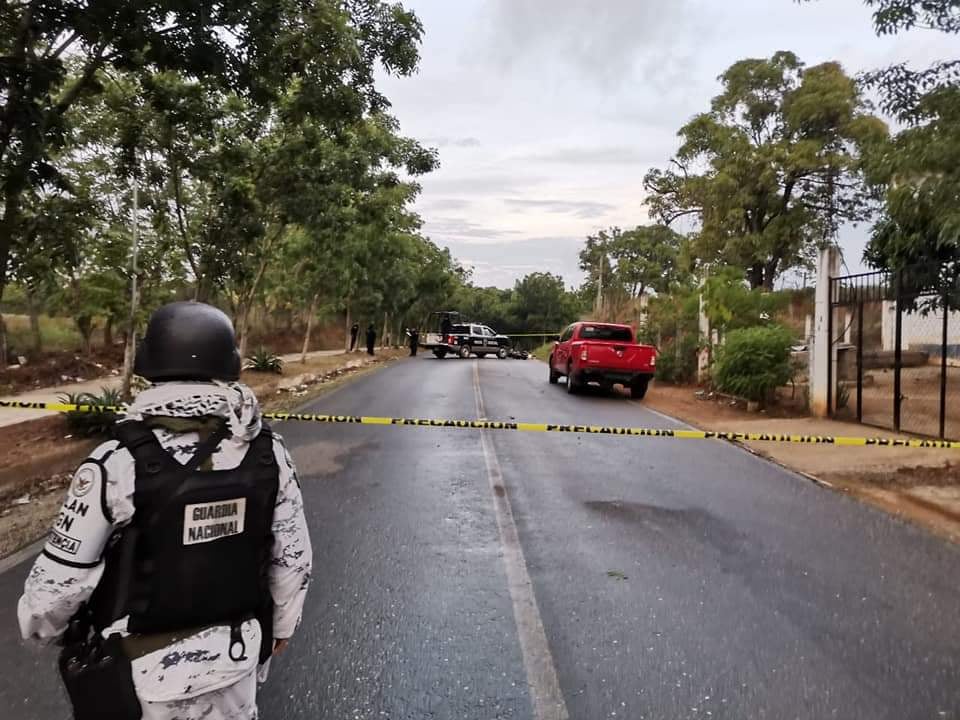 Elementos de la Guardia Nacional se presentaron en el lugar.