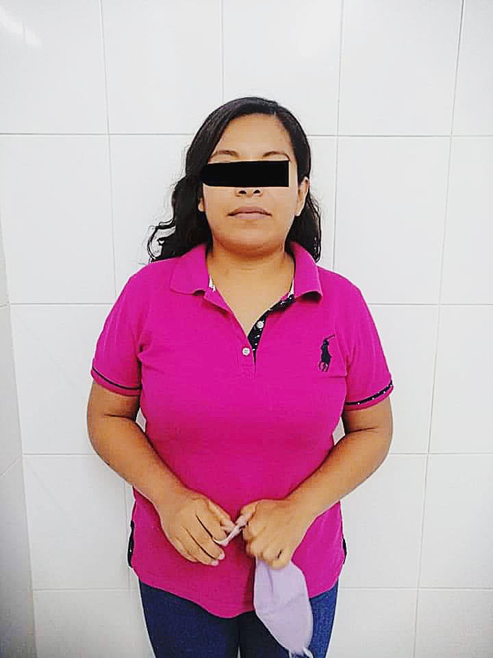 La Brenda, presunta jefa de los asaltantes.