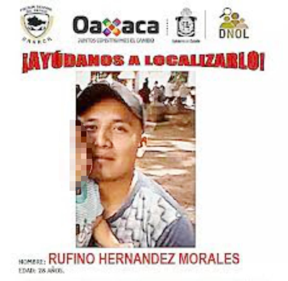 Rufino fue reportado como desaparecido y la policía dice que lo buscaba, pero nunca documentó las pruebas.
