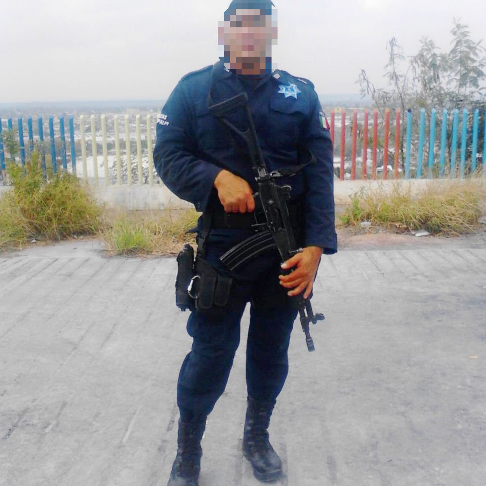 El ex policía, Fausto AL, dirigente de los Antrax