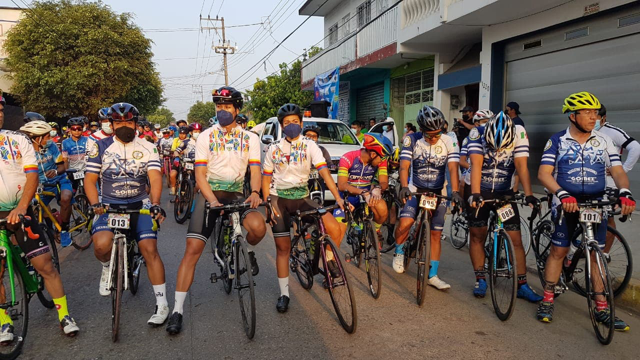 Muy buena respuesta en la primera edición de la Carrera Ciclista de la Cuenca a la Chinantla.