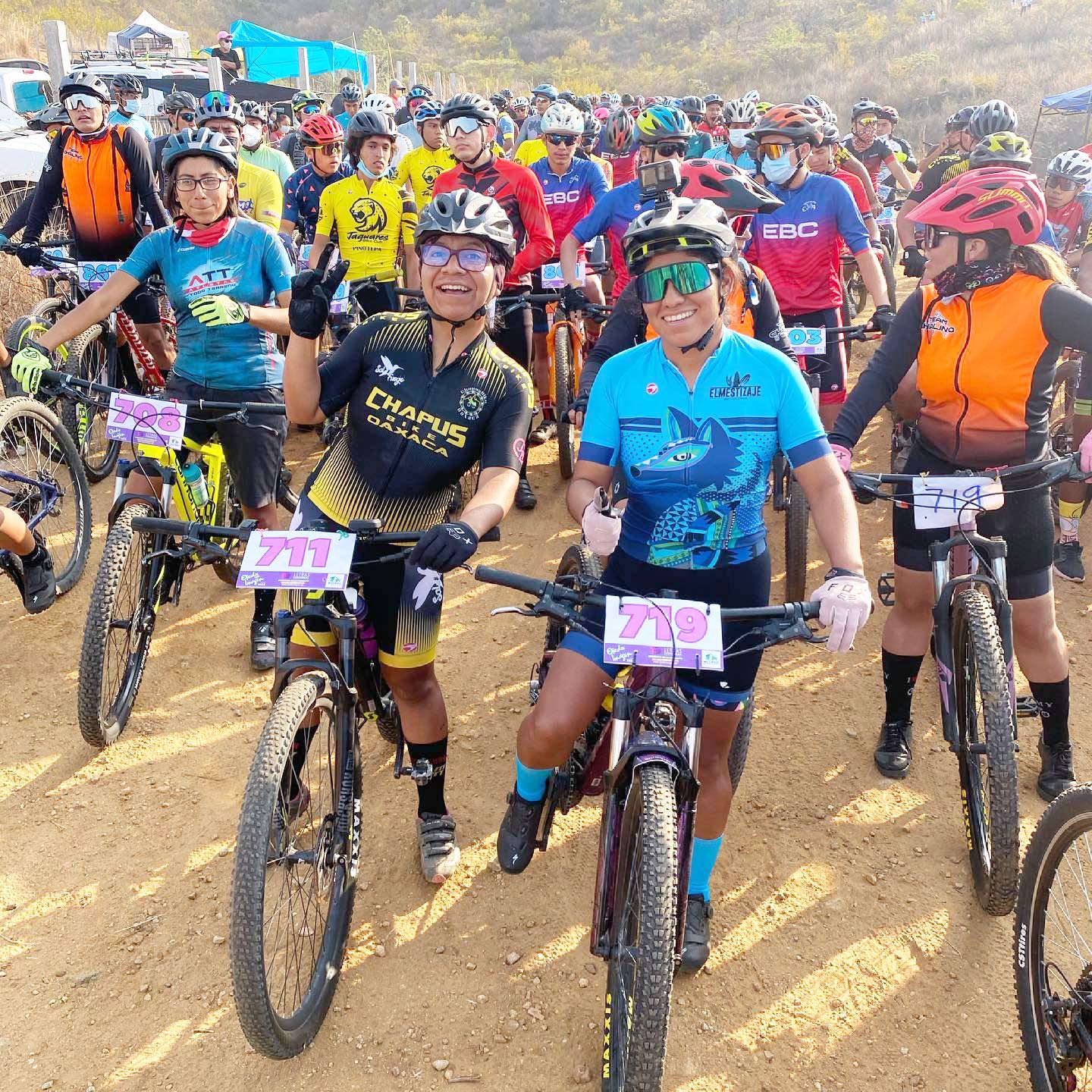 Más de 250 participantes en la primera fecha del Campeonato Estatal de Ciclismo de Montaña 2021.