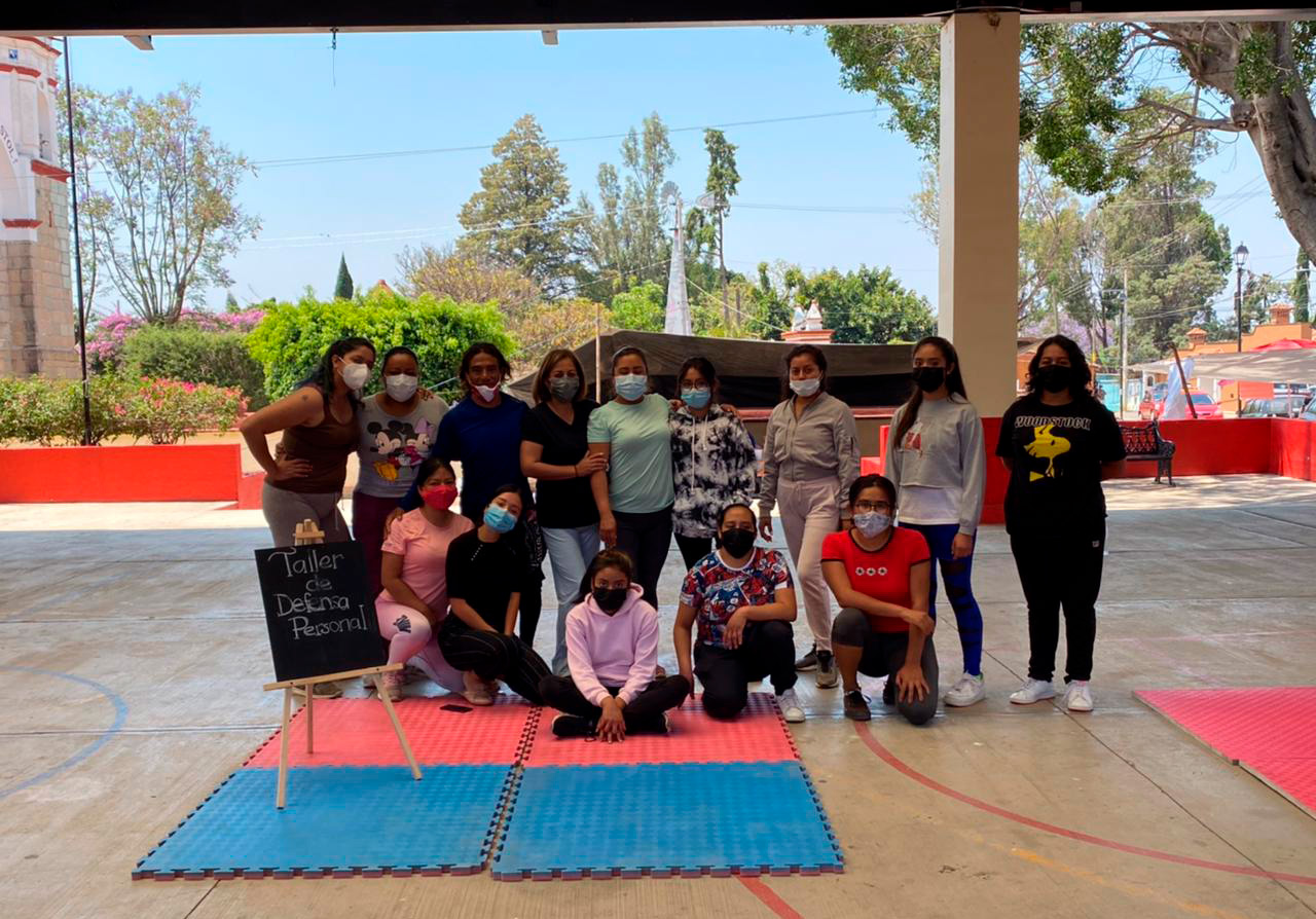 A la agencia de San Felipe del Agua también es llevado el Taller de Defensa Personal para Mujeres.