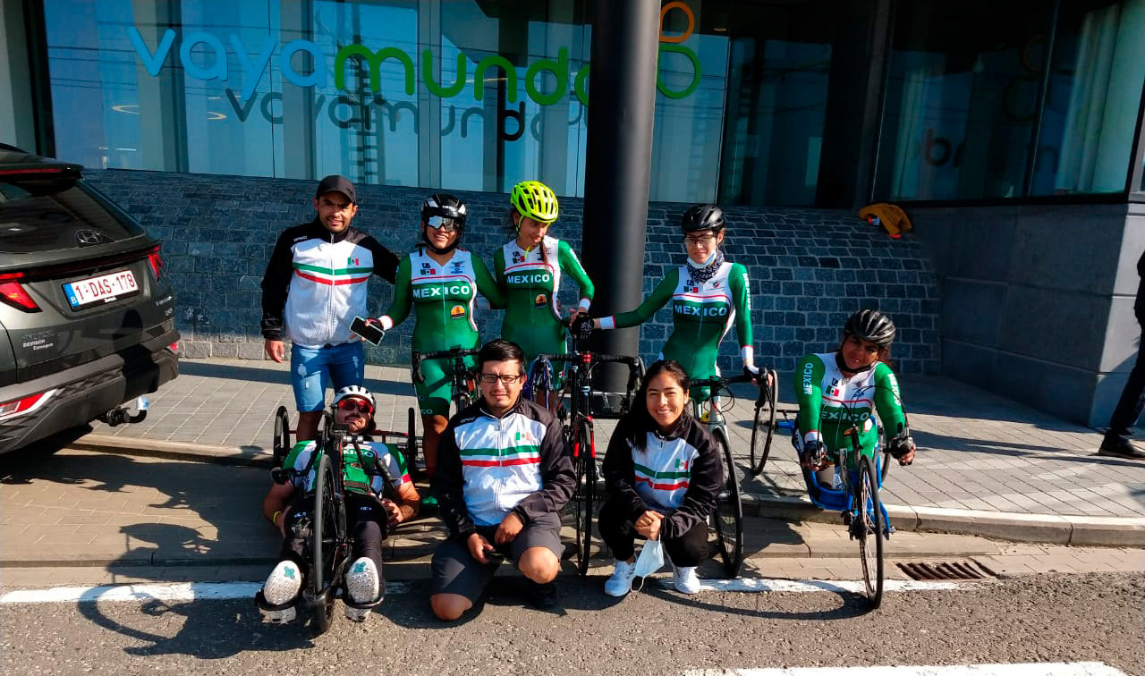 La selección mexicana cumplió en la Copa Mundial de Paraciclismo.