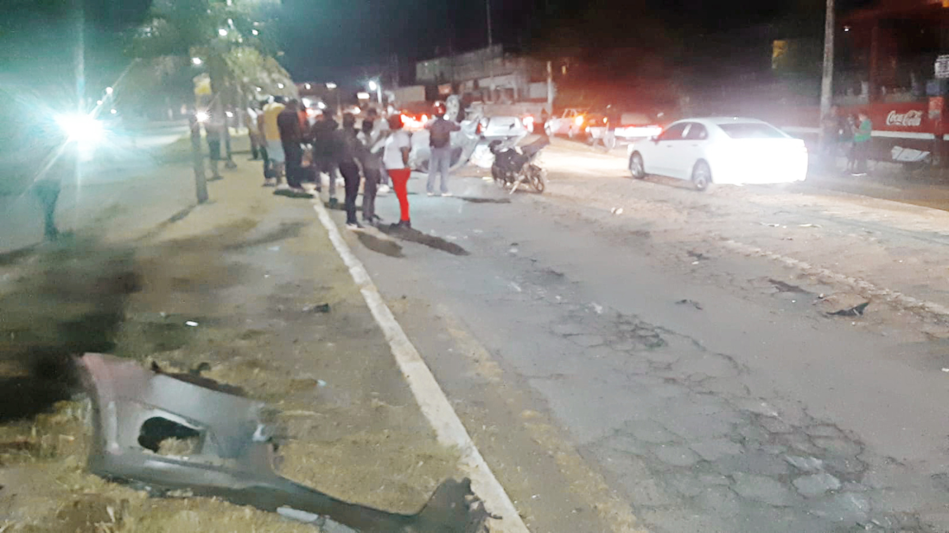 El accidente ocurrió en la carretera federal 190.