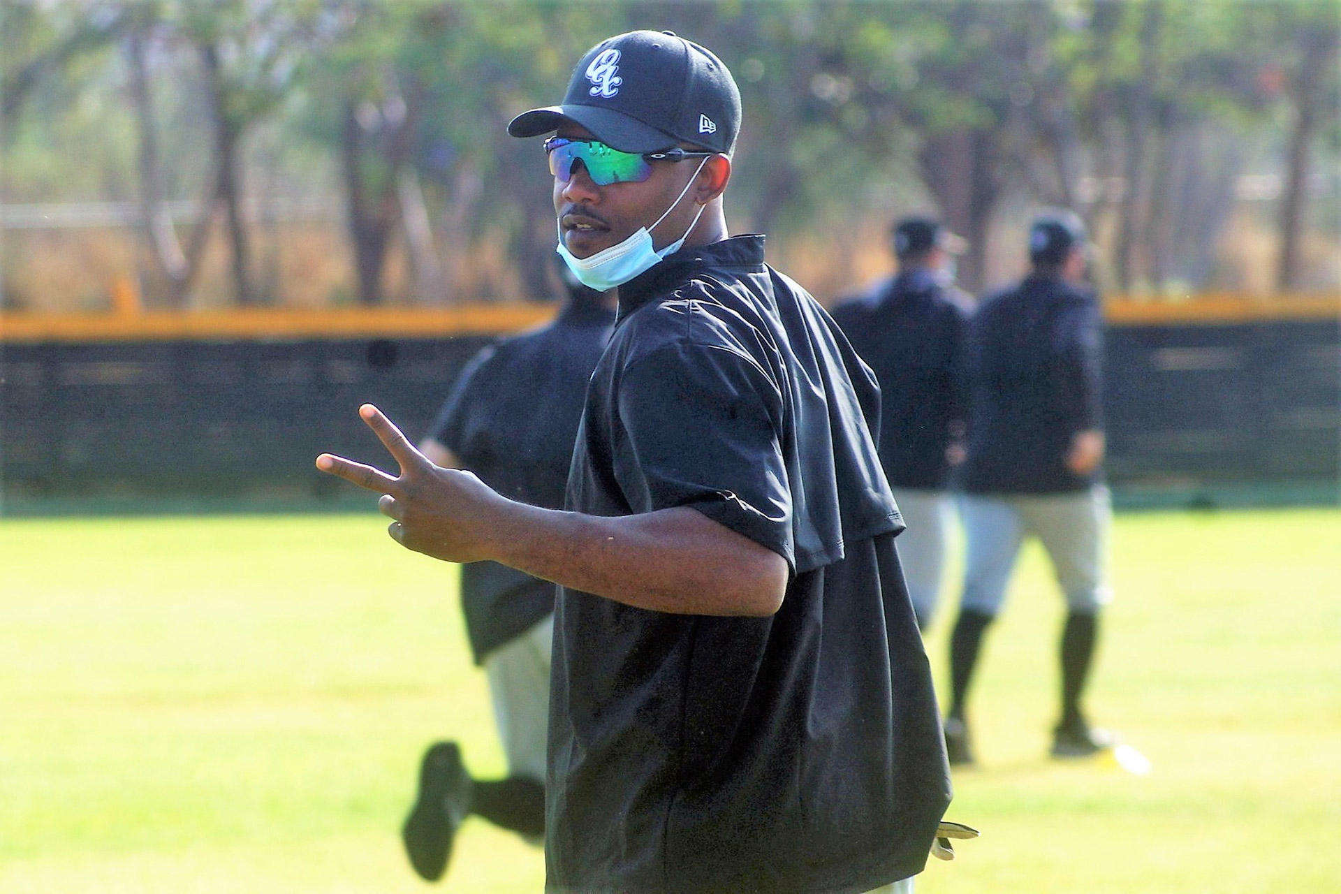 Alonzo Harris reportó desde el primer día de práctica.