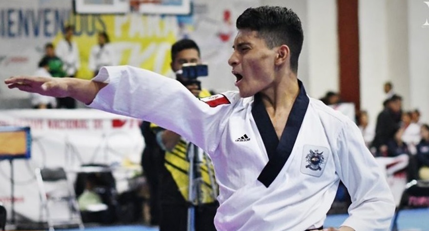 El mundialista William de Jesús Arroyo es el máximo exponente oaxaqueño de taekwondo en la modalidad de poomsae.